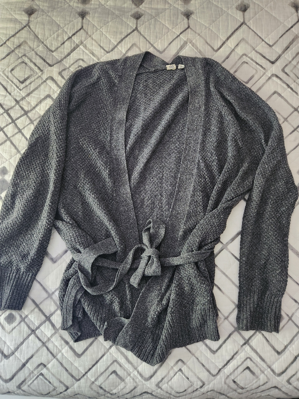 Gap Belted Knit Cardigan - Size Large